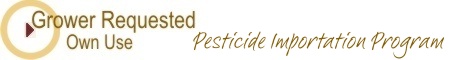Grower Requested Own Use program logo